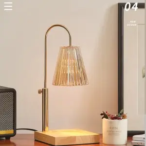 Electric Brand new style candle warmer lamp home decora  fragrance aroma burner wax melter smokeless melting