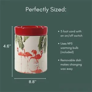 Flamingo Nightlight/Mini Wax Tart Warmer