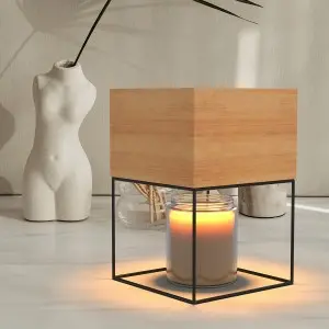 2024 New creative electric candle warmer lamp home aromatherapy device Warm aromatherapy machine Smokeless and green products Smart desk lamp Automatic timing function
