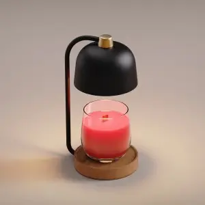 Modern Candle Warmer Lamp with Timer, Electric Candle Lamp Warmer for Jar Candles, Birthday Gifts for Women Mom Her, Adjustable Metal Candle Lamp Dimmable, Women Gifts Ideas, Home Decor for Bedroom