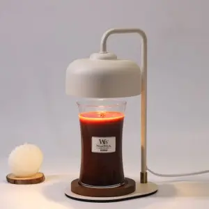 Candle Warmer Lamp with Timer, Compatible with Jar Candles, Lamp Candle Warmer Dimmable, Metal Top Candle Warmer with GU10  Bulbs for Scented Candles