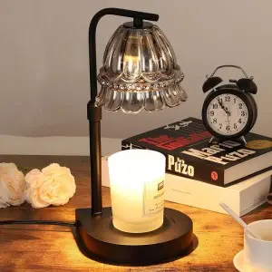 Glass Luxury Home Decoration Scented Jar Candles Auroma Melter Candle Warmer Lamp Electric Adjustable
