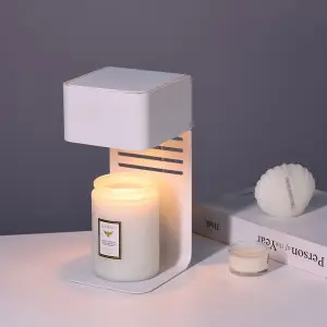Nordic minimalist style electric candle warmer home fragrance table lamp great gift and home decoration aromatherapy healing  Valentine’s gift flameless aroma burner creative present  for friends