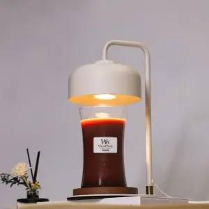 Candle Warmer Lamp with Timer, Compatible with Jar Candles, Lamp Candle Warmer Dimmable, Metal Top Candle Warmer with GU10  Bulbs for Scented Candles