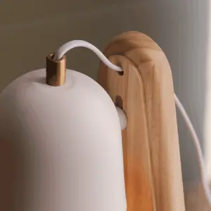 natural wood indoor candle warmer lamp fragrance scent with jar candles warm light