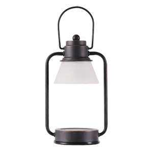 Mini Electric Candle Warmer Lantern With Glass Shade